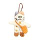 thumbnail image 1 of Llavero de peluche de gato, bonito llavero de muñeca artesanal para bodas, regalos de viaje para mujeres Marrón, 1 of 8