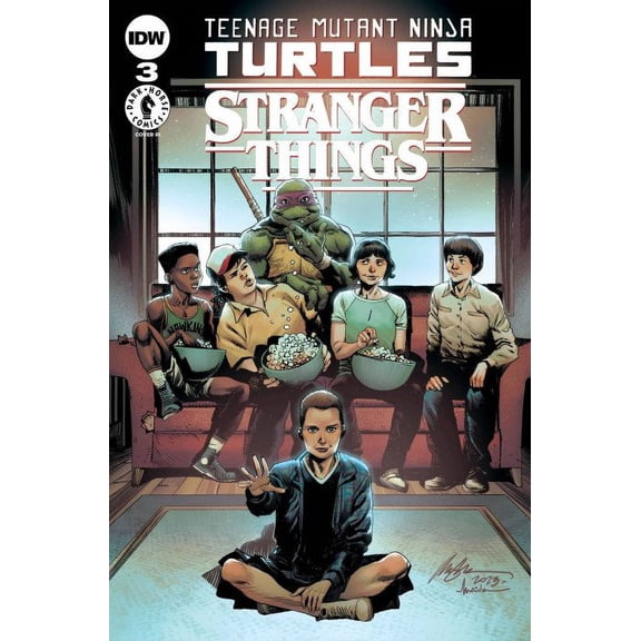 Teenage Mutant Ninja Turtles X Stranger Things #3F VF ; IDW Comic Book