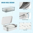 Bar soap container dish dispenser for storage case travel baby