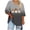 A-Black, variant on CLOISE 3/4 Sleeve T Shirts for Women Plus Size Halloween Pullover Loose Graphic V Neck Tops Trendy Fall Tunic Clothes Black 5XL
