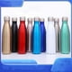 thumbnail image 2 of Botella de bebida de acero inoxidable 304, termo de doble capa, para deportes, al vacío, para exteriores, 500 ml, color rojo milenario, 2 of 5