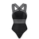thumbnail image 1 of Traje De Baño De Una Pieza Para Mujer Sexy Trajes De Baño Cruzados En El Frente Trajes De Baño ANGGREK No, 1 of 7