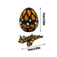 thumbnail image 2 of 3D Printed Butterfly Movable Dragon And Egg Ornaments, Cute Creative Statue Popular Dinosaur Toy Doll Tabletop Decoration, 2 of 4