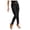A1 Black, variant on Women's Slim Fit Cargo Pants High Waisted Skinny Utility Jogger Trouser Casual Elastic Cuff Work Pant with Pocket Solid Color Stretchy Combat Military Pencil Pants BU1 L