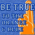 thumbnail image 2 of CafePress - FIN True Orange Blue - Cute Infant Baby Football Bodysuit, 2 of 3