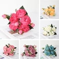 thumbnail image 2 of 1Pcs Realistic Simulation Peony Ornamental DIY Table Centerpieces Faux Silk Flower Home Decor, 2 of 10