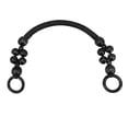 thumbnail image 1 of Yinanstore Wooden Beaded Bag Handles, Nylon Rope Purse Straps Purse Handles Replacement Handbag Handle for Bag Making Shoulder Bag Handbag DIY, 18 Inch Long , Black, 1 of 8