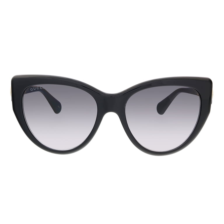 Gucci GG0877S-001 Black Soft Cateye Sunglasses - Walmart.com