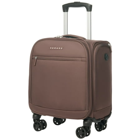 Verage Underseat Carry On Luggage with Wheels, 14.5-Inch Spinner Small Suitcase, Softside Lightweight Travel Bag for Men and Women, Airplane Carry On Bag