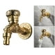 thumbnail image 5 of Grifo decorativo retro para jardín, exterior, manguera interior, baño, bañera, lavabo, pared dorado, 5 of 9