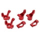 thumbnail image 2 of Bloques de dirección RC, bujes C de aluminio RC Kit de dirección RC con portaejes cortos Juego de nudillos de dirección RC para Traxxas La Trax Teton de alta capacidad, 2 of 14