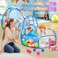 thumbnail image 2 of Carpa de juego para niños SISTICKER, 3 piezas, túnel, piscina de bolas para interiores, 2 of 7