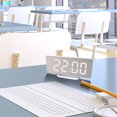 thumbnail image 1 of Up to 65% off New Creative Mobile Phone Charging Mirror Electronic Sleepy Alarm Clock LED Display Hotel Clock, 1 of 2