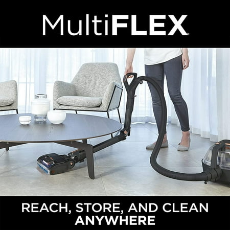 Shark - Vertex Bagless Corded Canister Vacuum with DuoClean PowerFins - Black/Copper