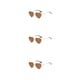 thumbnail image 4 of Qarigey Llamativas gafas de sol en forma de corazón con almohadillas nasales de silicona antideslizantes, gafas de sol para cualquier Type1 NO1, 4 of 6