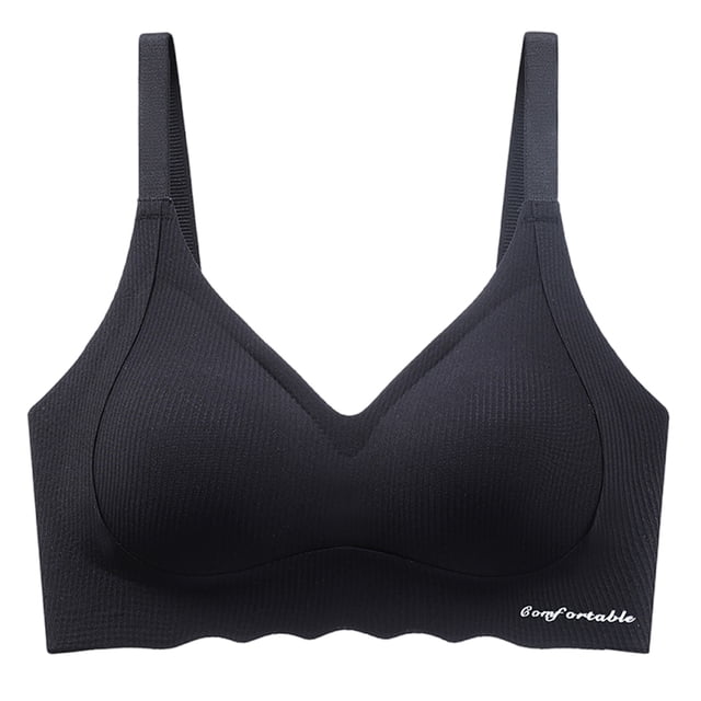 Timegard Womens Semaless Bras No Underwire Adjustable Strap Full Coverage Comfy Sleep Bras with Support