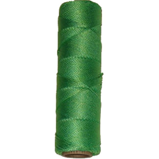 Wallace Cordage Twisted Nylon Braid Twine 0.25 lbs Trotline Decoy Line in  Green - Size 12