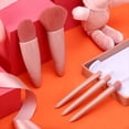 thumbnail image 5 of 5pcs Complete Travel Makeup Brush Set with Mirror - Easy to Take and Use - Mini Cosmetic Brushes for Perfect Application, 5 of 5