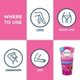 thumbnail image 6 of (6 pack) Hair Removal Cream  – VEET Legs & Body 3 in 1 Gel Cream Hair Remover, Sensitive Formula with Aloe Vera and Vitamin E, 6.78 fl ozTube, 6 of 8