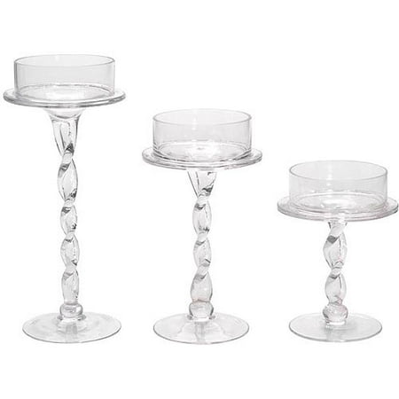 candle glass pillar holder walmart