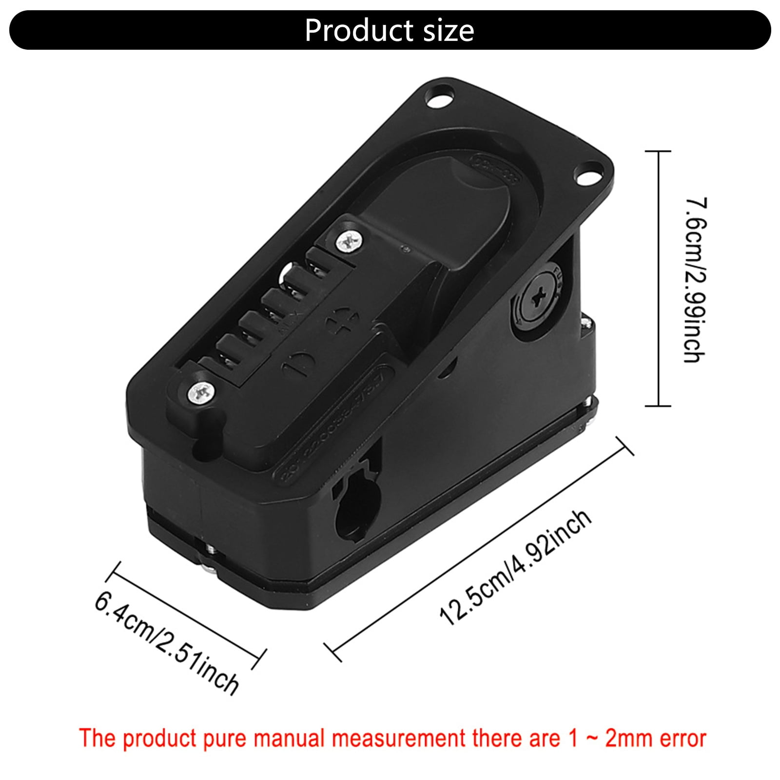 Antitheft Compartment Lock With Charging Port Protector Electric Bike Lock Connection Board Cover