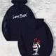 thumbnail image 1 of Skeleton Gets Lovesick Print Hoodie, Cool Hoodies For Men, Sudadera Con Capucha De Diseño Gráfico Informal Para Hombres Con Bolsillo De Canguro Streetwear Para Otoño De Invierno, Como Regalo, 1 of 4