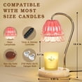 thumbnail image 3 of Calentador de velas Lamp Funistree con forma de flor y temporizador regulable, 3 of 7