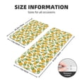 thumbnail image 2 of Yiaed Pineapple Kitchen Rugs Sets of 2 Kitchen Mats Cushioned Anti Fatigue Kitchen Rug Tapetes Para Cocina for Sink,Laundry Room, 2 of 6