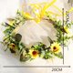 thumbnail image 3 of 1 pieza de corona de arte floral con estilo aro para la cabeza, accesorio para el cabello para tomar fotos, para niñas, mujeres, novias, 3 of 5