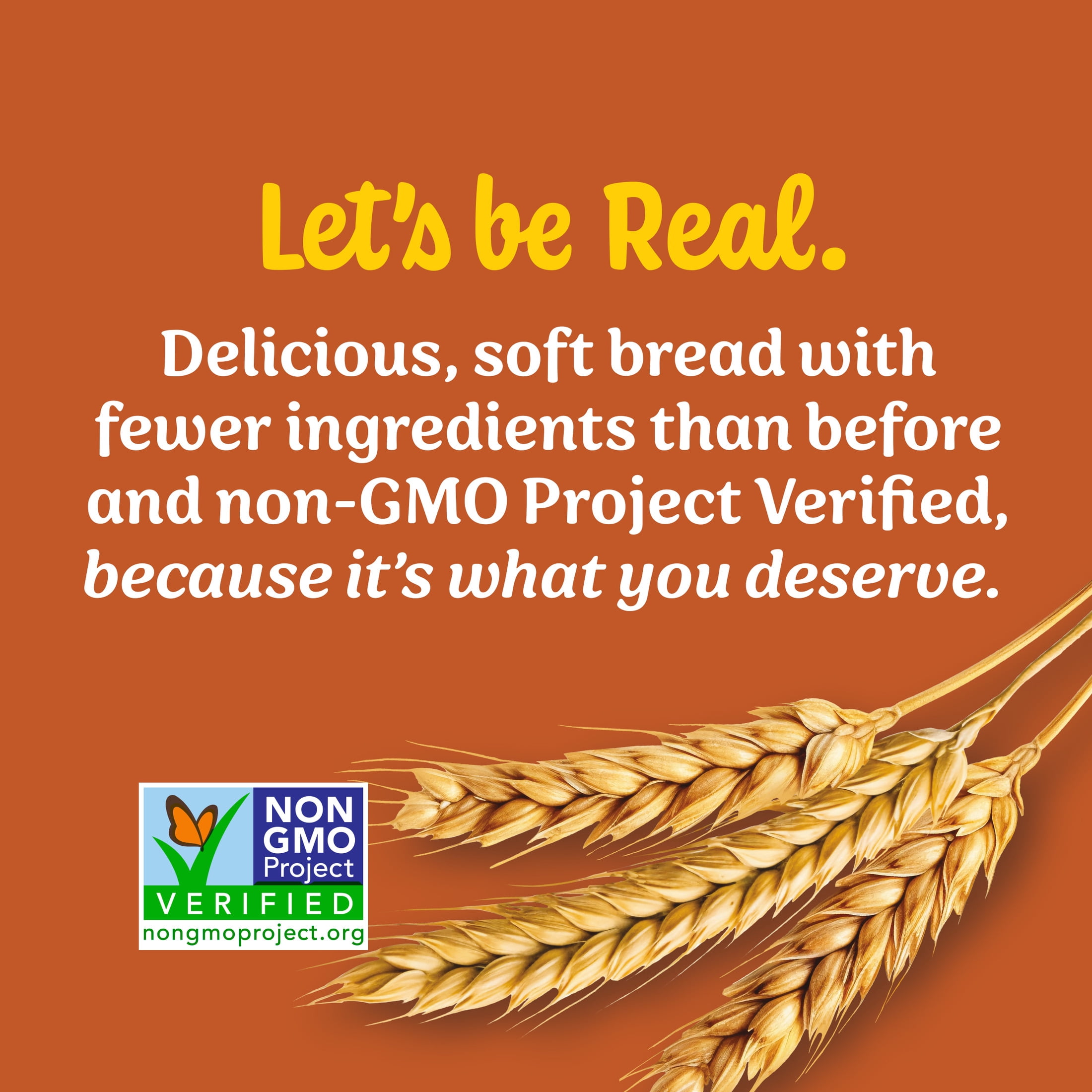 Nature's Own 100% Whole Wheat Bread, Sliced Non-GMO Sandwich Bread, 20 oz Loaf
