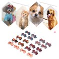 thumbnail image 3 of Adorables y duraderos lazos para el pelo de mascotas para perros con estilo durante las vacaciones Bandas de goma con temática de Halloween, 3 of 8