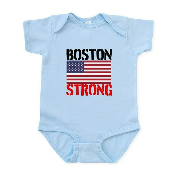 CafePress - Boston Strong Body Suit - Baby Light Bodysuit, Size Newborn - 24 Months