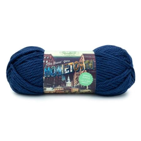 UPC: 0023032028514 | (1 Skein) Lion Brand Yarn 133-111 Hometown Bonus Bundle Yarn  San Diego Navy