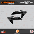 thumbnail image 2 of Kalair GFX Graphics Kit for KTM Motorcross 2-Stroke 125SX,250SX and 300SX (2023) Og-crew Series, 2 of 5