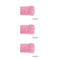 thumbnail image 1 of Langgg Color Hemp Rope Roll Making Tool 100 Cotton rope colorful twine macrame cord string thread Handmade String accessory DIY cord Pink 2mm x 25m 3Set, 1 of 6