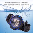 thumbnail image 3 of Reloj deportivo de supervivencia digital Reloj repelente al agua Reloj de supervivencia de emergencia con, 3 of 7
