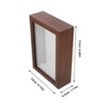 thumbnail image 2 of OULII Small Shadow Box Frame Wood Rectangular Display for Home Decor 1Set, 2 of 8