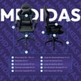 thumbnail image 3 of Silla Gamer Escritorio Ergonomica Reclinable negro 6.49 pulg Titano TT-SGSRP, 3 of 6