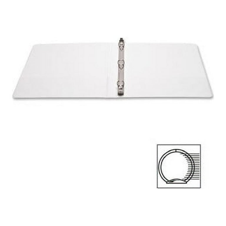 Business Source Round-ring View Binder - 1/2 Business Source Round-ring View Binder - 1/2