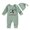 Green, variant on mgoYE Newborn Baby Boy Duck Hunting Outfit Romper Hat Fall Clothes Daddy's Hunting Buddy, Knitted Long Sleeve Jumpsuit Bodysuit(Green,3-6 Months)