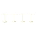 thumbnail image 1 of 4 Pcs Earring Display Rack, Metal Earring Storage Rack Necklace Holder T Shaped Jewelry Hanging Hanger Multifunction Easy Storage Metal Rack for Jewelry Keyring Display, 1 of 8