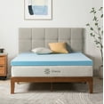 thumbnail image 2 of Zinus 3" Green Tea Cooling Gel Memory Foam Mattress Topper, Twin XL, 2 of 15