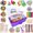 Violet, variante sur DEBGFS 1500 Pcs Fournitures d'Art et d'Artisanat pour Enfants, Ensemble de Fournitures d'Art Bricolage pour Tout-Petits Inclus Cure-Pipes, Pompons, Plume, Boîte de Rangement Pliable, Violet
