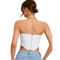 thumbnail image 6 of SAYFUT Strapless Corset Fashion Party Boned Bustier Tube Crop Top Push Up Cute Outfits for Women Going Out Underbust Corset Bustier, 6 of 8