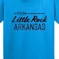 thumbnail image 4 of Inktastic From Little Rock Arkansas in Black Distressed Text Youth T-Shirt, 4 of 5