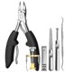 thumbnail image 4 of Toenail dead skin dirt remover pedicure care tool pro（6pcs red）, 4 of 4