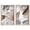 Blonde Frame, variant on Sedimentary Hues Set Shadowbox Print Abstract Wall Decor Set by Art Remedy, White Frame, 20 x 30