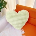 thumbnail image 6 of QTBIUQ Home Decoration Gift Throw Heart Plush Decor Anniversary Stuffed for Cushion Pillow Wedding Back Valentines Rose Shaped Valentine's Plush Pillow Green, 6 of 8