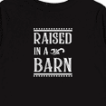 thumbnail image 4 of Inktastic RAISED in a BARN in White Boys or Girls Long Sleeve Toddler T-Shirt, 4 of 5