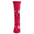 thumbnail image 2 of MeMoi Hope Love Fight Breast Cancer Awareness Bamboo Blend Socks - Womens - Female, 9-11, Black, 2 of 7